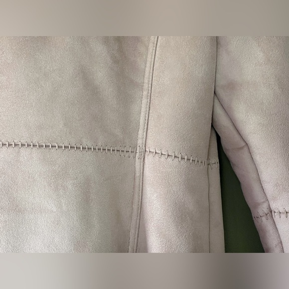 Vintage Y2K Boho Hippie Vegan Faux Fur Penny Lane Coat Brown Tan XS - Picture 6 of 8